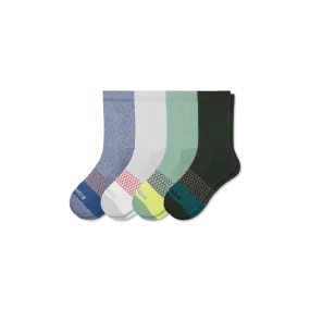 Youth Marl Calf Sock 4-Pack