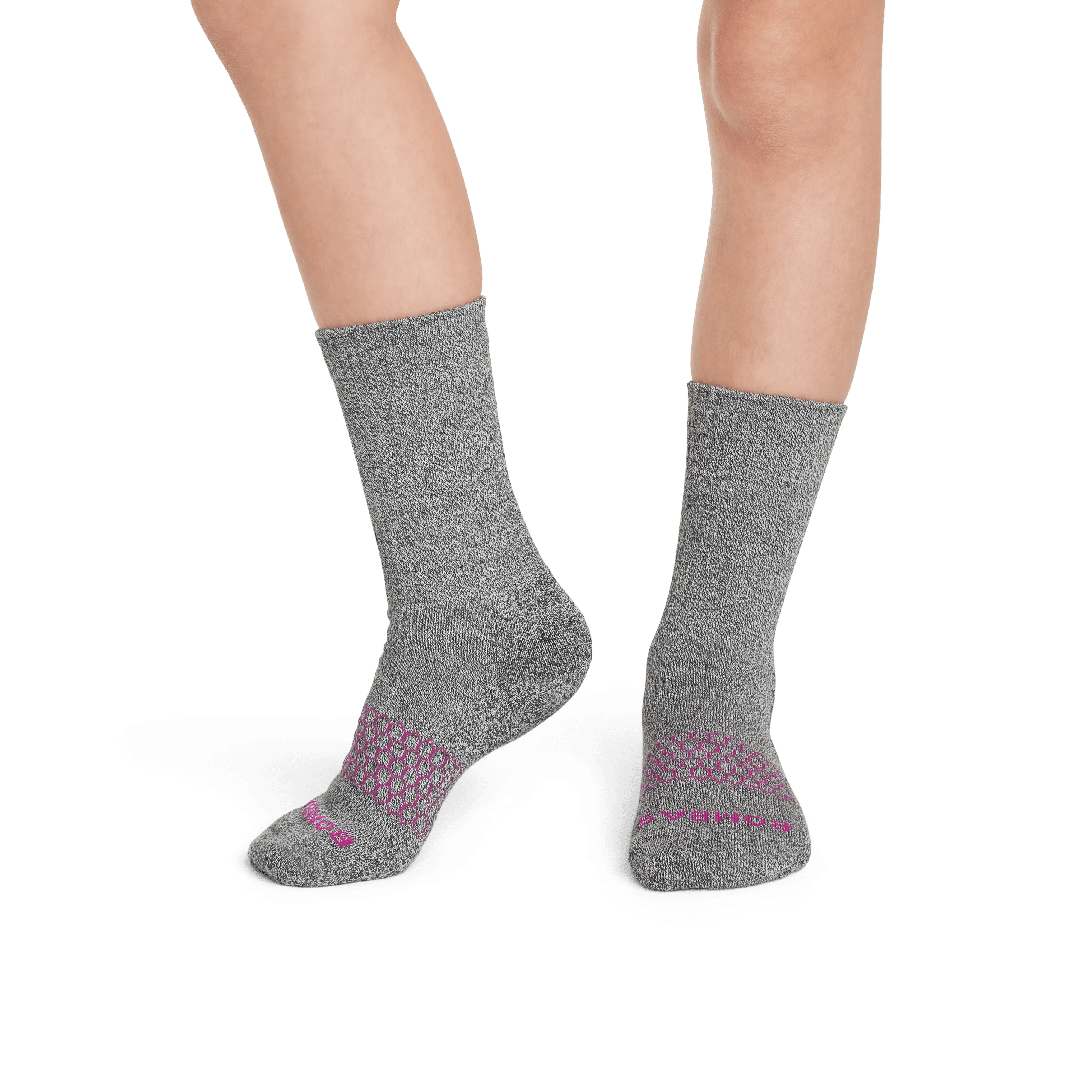 Youth Marl Calf Sock 4-Pack